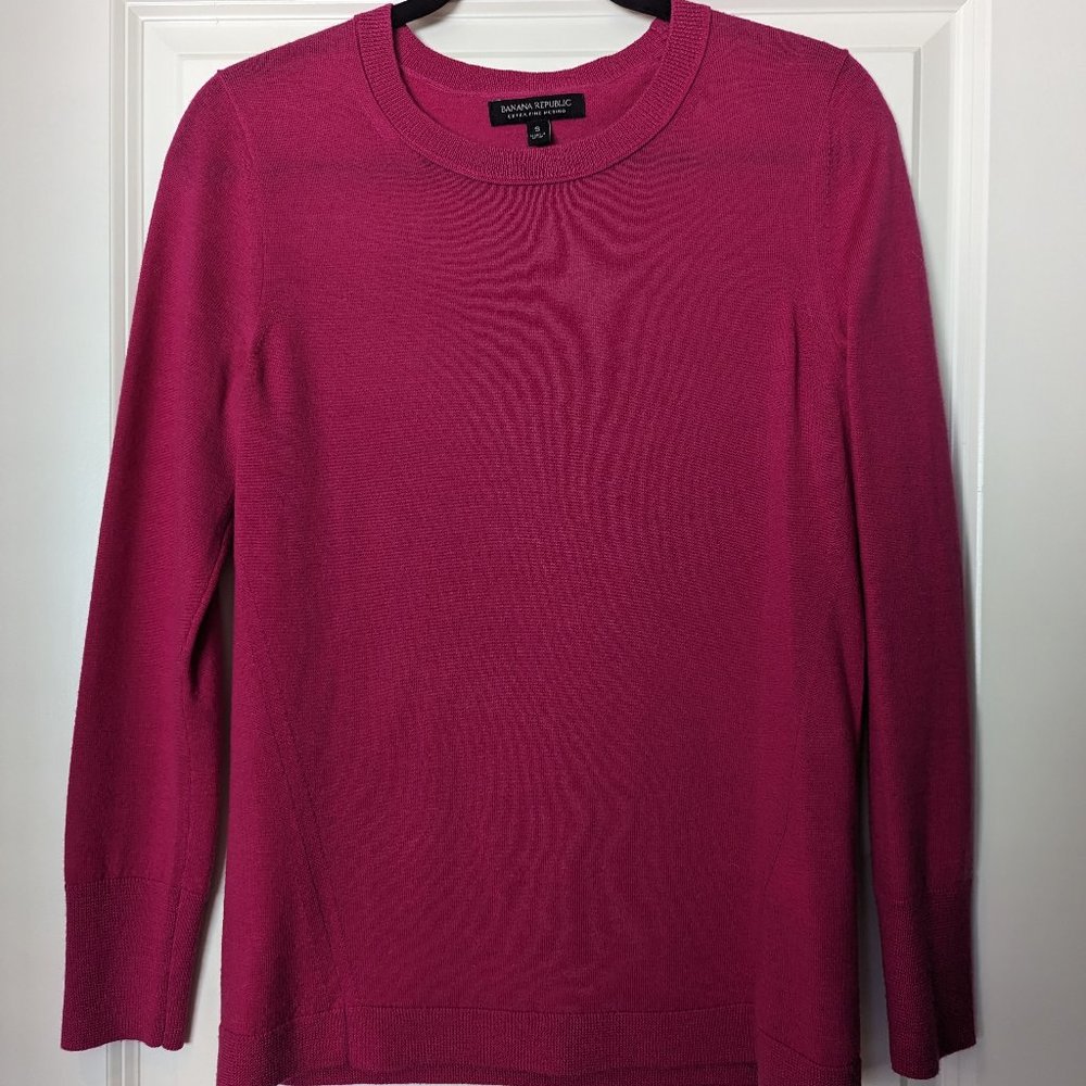 Banana Republic Fine Merino Wool Crewneck Sweater (S)